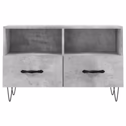 vidaXL TV Cabinet TV Unit Media Cabinet TV Stand Concrete Grey Engineered Wood - Additional view 4