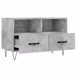 vidaXL TV Cabinet TV Unit Media Cabinet TV Stand Concrete Grey Engineered Wood - Additional view 5