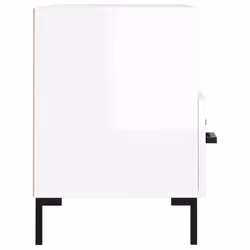 vidaXL TV Cabinet TV Unit Sideboard Media Unit TV Stand White Engineered Wood - high gloss white - Additional view 6