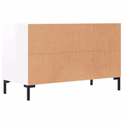 vidaXL TV Cabinet TV Unit Sideboard Media Unit TV Stand White Engineered Wood - high gloss white - Additional view 7
