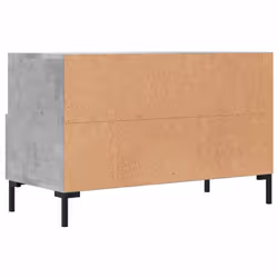 vidaXL TV Cabinet TV Unit Sideboard Media Unit TV Stand White Engineered Wood - concrete grey - Additional view 7