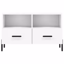 vidaXL TV Cabinet TV Unit Sideboard Media Unit TV Stand White Engineered Wood - Additional view 4