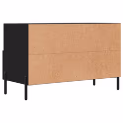 vidaXL TV Cabinet TV Unit Sideboard Media Unit TV Stand Black Engineered Wood - Additional view 7