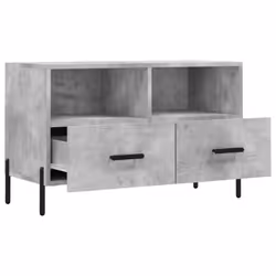 vidaXL TV Cabinet TV Unit Media Cabinet TV Stand Concrete Grey Engineered Wood - Additional view 5