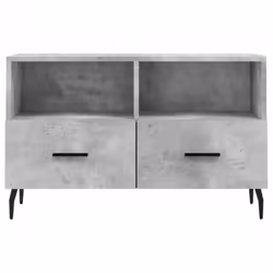 vidaXL TV Cabinet TV Unit Media Cabinet TV Stand Concrete Grey Engineered Wood - Additional view 4