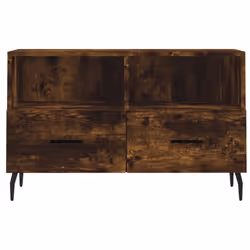 vidaXL TV Cabinet TV Unit Media Cabinet TV Stand Smoked Oak Engineered Wood - Additional view 4