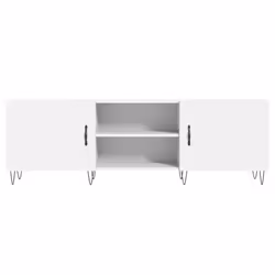 vidaXL TV Cabinet TV Console Sideboard Media Console White Engineered Wood - white - Additional view 4