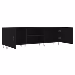 vidaXL TV Cabinet TV Console Sideboard Media Console White Engineered Wood - black - Additional view 5