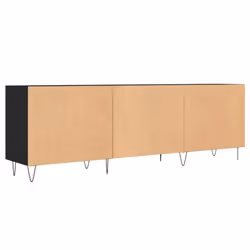 vidaXL TV Cabinet TV Console Sideboard Media Console White Engineered Wood - black - Additional view 7
