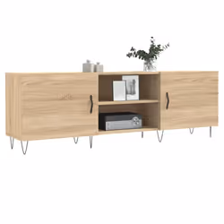 vidaXL TV Cabinet TV Console Sideboard Media Console White Engineered Wood - sonoma oak - Additional view 2