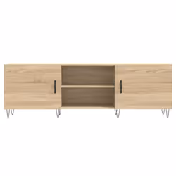 vidaXL TV Cabinet TV Console Sideboard Media Console White Engineered Wood - sonoma oak - Additional view 4