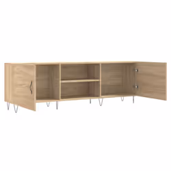 vidaXL TV Cabinet TV Console Sideboard Media Console White Engineered Wood - sonoma oak - Additional view 5