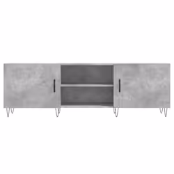 vidaXL TV Cabinet TV Console Sideboard Media Console White Engineered Wood - concrete grey - Additional view 4