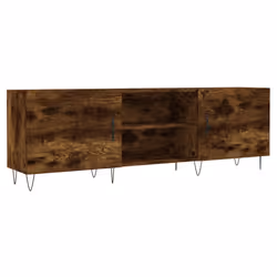 vidaXL TV Cabinet TV Console Sideboard Media Console White Engineered Wood - smoked oak