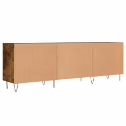 vidaXL TV Cabinet TV Console Sideboard Media Console White Engineered Wood - smoked oak - Additional view 7