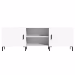 vidaXL TV Cabinet TV Console Sideboard Media Console White Engineered Wood - white - Additional view 4