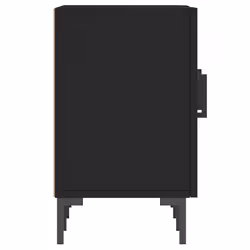 vidaXL TV Cabinet TV Console Sideboard Media Console White Engineered Wood - black - Additional view 6