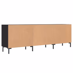 vidaXL TV Cabinet TV Console Sideboard Media Console White Engineered Wood - black - Additional view 7