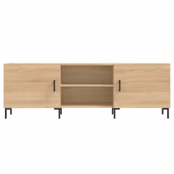 vidaXL TV Cabinet TV Console Sideboard Media Console White Engineered Wood - sonoma oak - Additional view 4