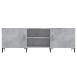 vidaXL TV Cabinet TV Console Sideboard Media Console White Engineered Wood - concrete grey - Additional view 4