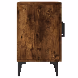 vidaXL TV Cabinet TV Console Sideboard Media Console White Engineered Wood - smoked oak - Additional view 6