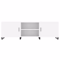vidaXL TV Cabinet TV Console Sideboard Media Console White Engineered Wood - white - Additional view 4