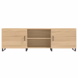 vidaXL TV Cabinet TV Console Sideboard Media Console White Engineered Wood - sonoma oak - Additional view 4