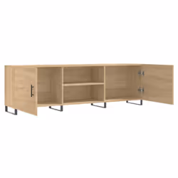 vidaXL TV Cabinet TV Console Sideboard Media Console White Engineered Wood - sonoma oak - Additional view 5