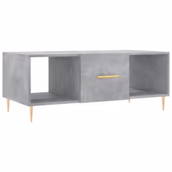 vidaXL Coffee Table Side Table Sofa Couch Table Sonoma Oak Engineered Wood - concrete grey