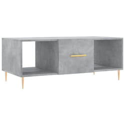 vidaXL Coffee Table Side Table Sofa Couch Table Sonoma Oak Engineered Wood - concrete grey