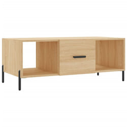 vidaXL Coffee Table Side Table Sofa Table Telephone Table Engineered Wood - sonoma oak