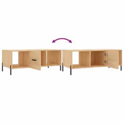vidaXL Coffee Table Side Table Sofa Table Telephone Table Engineered Wood - sonoma oak - Additional view 10