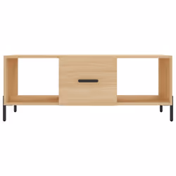 vidaXL Coffee Table Side Table Sofa Table Telephone Table Engineered Wood - sonoma oak - Additional view 8