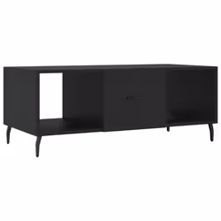 vidaXL Coffee Table Side Table Sofa Table Telephone Table Engineered Wood - black