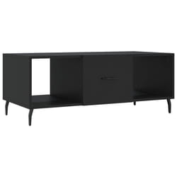 vidaXL Coffee Table Side Table Sofa Table Telephone Table Engineered Wood - black