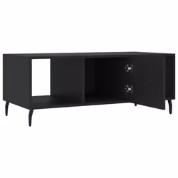 vidaXL Coffee Table Side Table Sofa Table Telephone Table Engineered Wood - black - Additional view 6