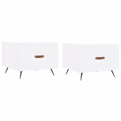 vidaXL Coffee Table Side Table Sofa Table Telephone Table Engineered Wood - white