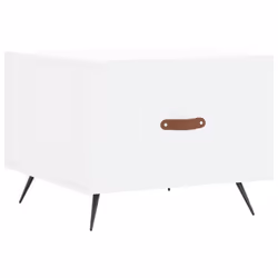 vidaXL Coffee Table Side Table Sofa Table Telephone Table Engineered Wood - white - Additional view 4