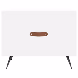 vidaXL Coffee Table Side Table Sofa Table Telephone Table Engineered Wood - white - Additional view 5