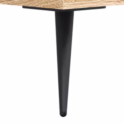 vidaXL Coffee Table Side Table Sofa Table High Gloss White Engineered Wood - sonoma oak - Additional view 9