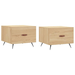 vidaXL Coffee Table Side Table Sofa Table Telephone Table Engineered Wood - sonoma oak