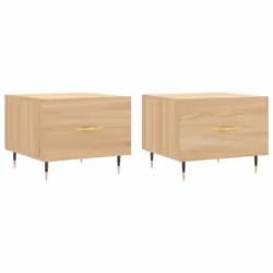 vidaXL Coffee Table Side Table Sofa Table Telephone Table Engineered Wood - sonoma oak