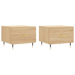 vidaXL Coffee Table Side Table Sofa Table Telephone Table Engineered Wood - sonoma oak