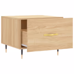 vidaXL Coffee Table Side Table Sofa Table Telephone Table Engineered Wood - sonoma oak - Additional view 6