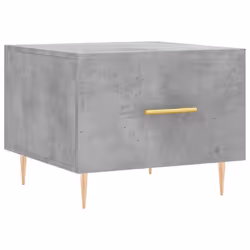 vidaXL Coffee Table Side Table Sofa Couch Table Grey Sonoma Engineered Wood - concrete grey