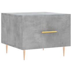 vidaXL Coffee Table Side Table Sofa Couch Table Grey Sonoma Engineered Wood - concrete grey