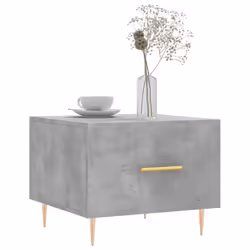 vidaXL Coffee Table Side Table Sofa Couch Table Grey Sonoma Engineered Wood - concrete grey