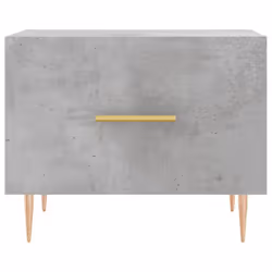 vidaXL Coffee Table Side Table Sofa Couch Table Grey Sonoma Engineered Wood - concrete grey - Additional view 4