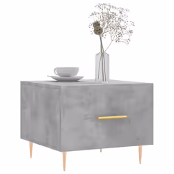 vidaXL Coffee Table Side Table Sofa Table Telephone Table Engineered Wood - concrete grey, 2 pcs