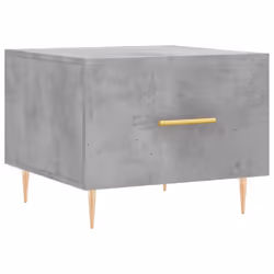 vidaXL Coffee Table Side Table Sofa Table Telephone Table Engineered Wood - concrete grey, 2 pcs - Additional view 4